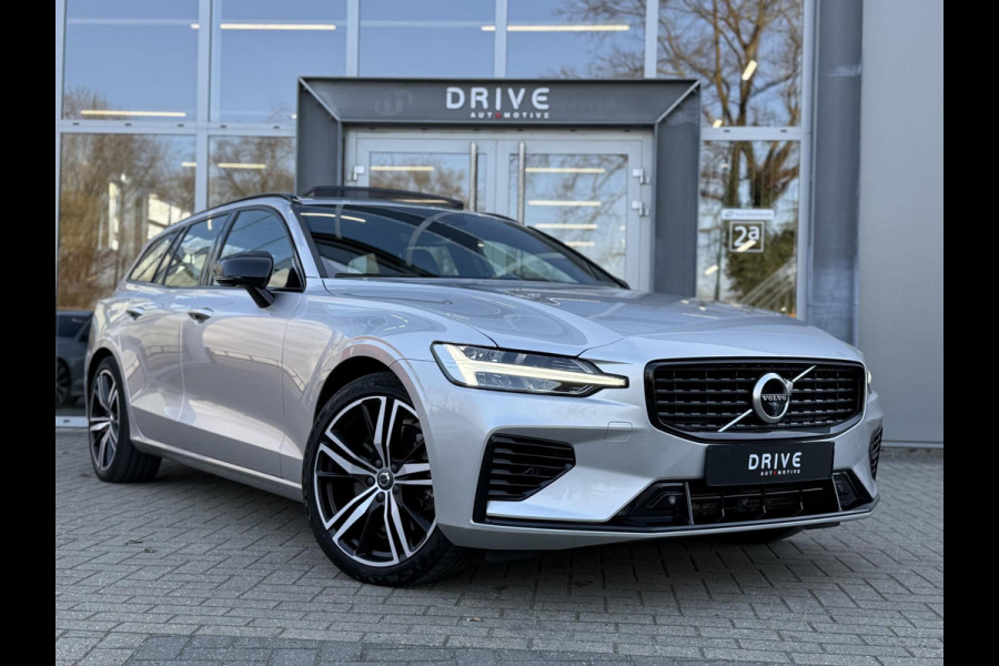 Volvo V60 2.0 T8 Recharge 390PK AWD R-Design |Pano|H/K|360CAM|AutoPilot|Trekhaak