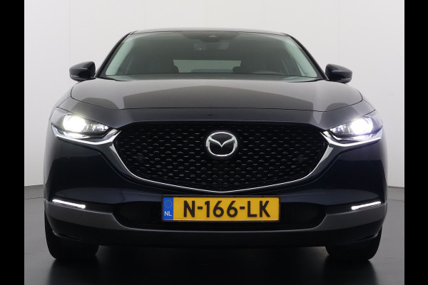 Mazda CX-30 2.0I 187PK Automaat e-Hybrid Luxury Leder Bose®-Audio Adap.Cruise Apple Carplay/Android Auto Navi Ecc Camera Head-Up Display Sky Pdc Elek.Stoel Stoel+Stuurverwarming Elek.Achterklep Dodehoek detector Rijstrooksensor 1e Eigenaar Origineel Nederlandse Auto Zeer compleet!