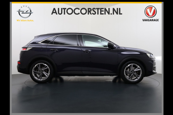 DS 7 Crossback Hybrid 300 4x4 Night Vision Lederen Massagestoelen PanoramaSchuifdak Adap.Cruise FOCAL Electra® Trekhaak Memory 360°Camera Apple Active Scan Suspension Elek.Stoelen+Verwarmd Elek.Achterklep Lane Assist Voorruitverwarming Led Lmv Dodehoek+Grootlicht Assist AWD 1e Eigenaar Origineel Nederlandse Auto Zeer compleet!