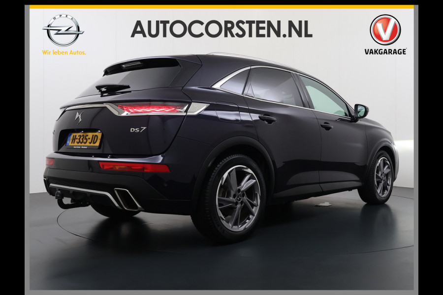 DS 7 Crossback Hybrid 300 4x4 Night Vision Lederen Massagestoelen PanoramaSchuifdak Adap.Cruise FOCAL Electra® Trekhaak Memory 360°Camera Apple Active Scan Suspension Elek.Stoelen+Verwarmd Elek.Achterklep Lane Assist Voorruitverwarming Led Lmv Dodehoek+Grootlicht Assist AWD 1e Eigenaar Origineel Nederlandse Auto Zeer compleet!