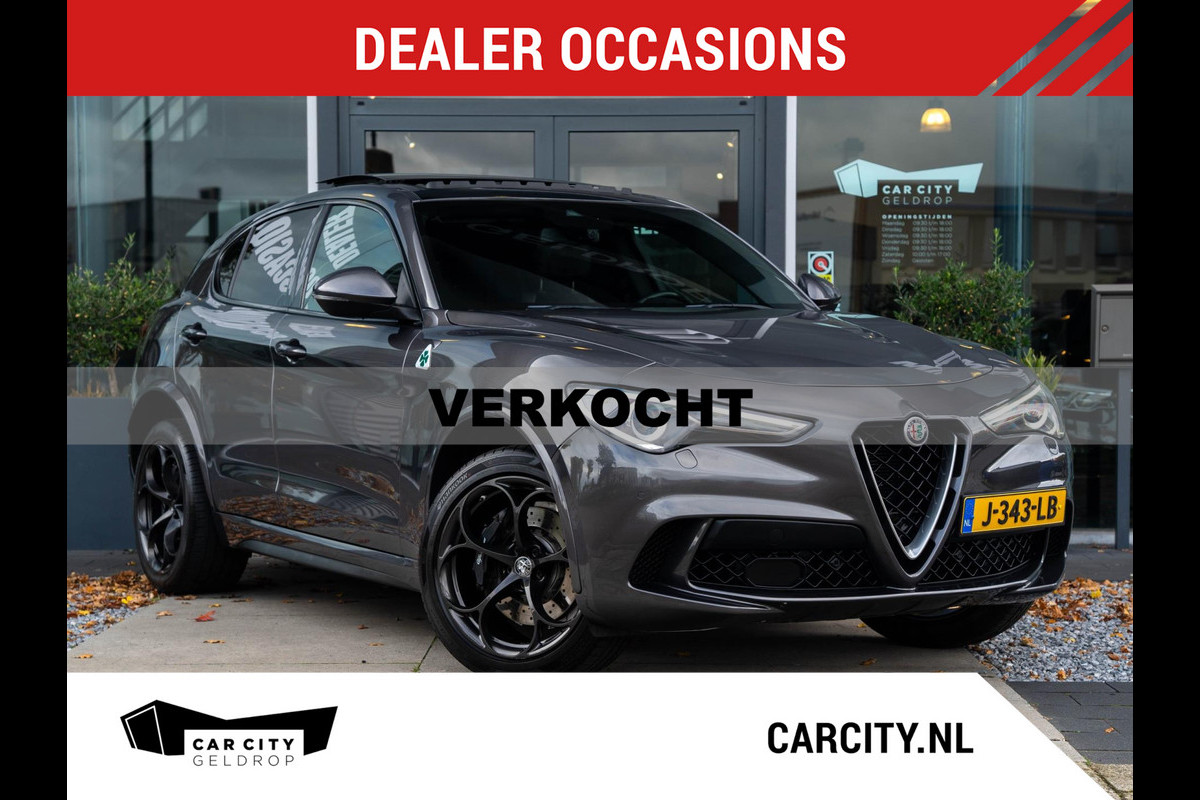 Alfa Romeo Stelvio 2.9 V6 AWD Quadrifoglio QV 510PK / Pano / Carbon / H&K / Memory