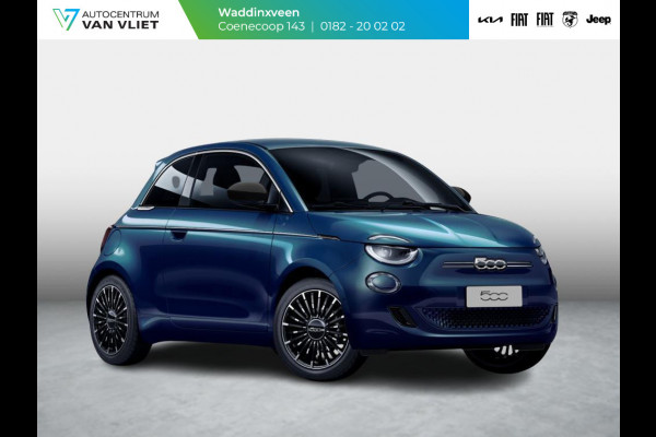 Fiat 500 Hybrid Collezione | Clima | LED | PDC | JBL Premium Audio | 17" | Camera | BSM | Canneloni Ivory/Piombo interieur