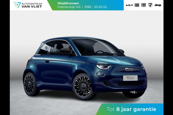 Fiat 500 Hybrid Collezione | Clima | LED | PDC | JBL Premium Audio | 17" | Camera | BSM | Canneloni Ivory/Piombo interieur