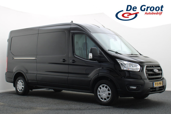 Ford Transit 350 2.0 TDCI L3H2 3-zits, Airco, Apple Carplay, Camera, Cruise, Leder, PDC, Rijstrooksensor