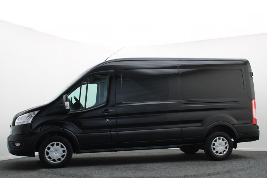Ford Transit 350 2.0 TDCI L3H2 3-zits, Airco, Apple Carplay, Camera, Cruise, Leder, PDC, Rijstrooksensor