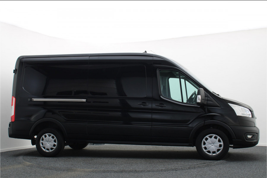Ford Transit 350 2.0 TDCI L3H2 3-zits, Airco, Apple Carplay, Camera, Cruise, Leder, PDC, Rijstrooksensor