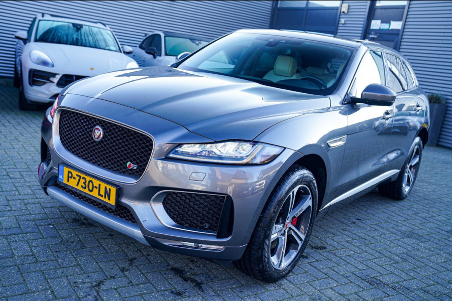 Jaguar F-Pace 3.0 S/C S AWD 35t | Panorama | Meridian | Achterbankverwarming | Carplay | Stuurwielverwarming