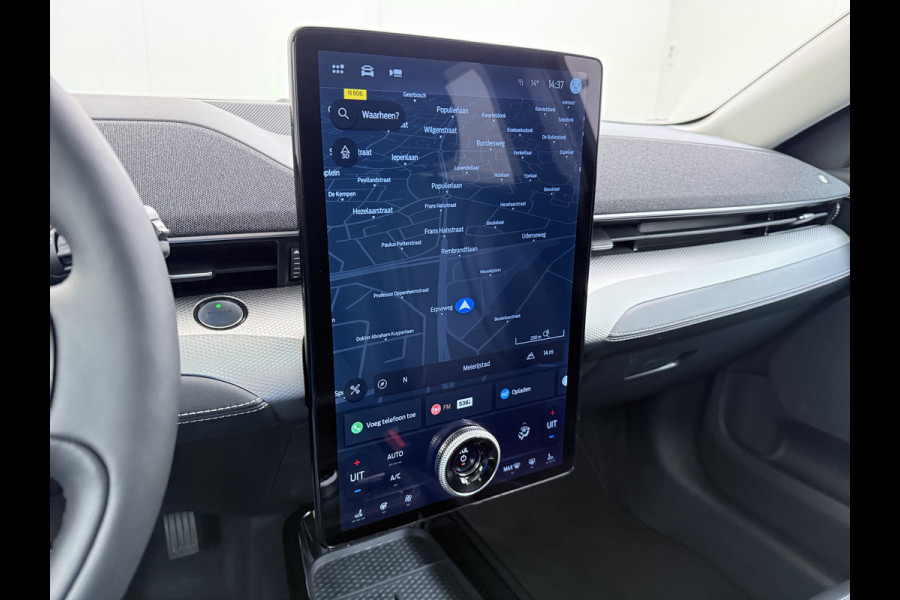 Ford Mustang Mach-E SOH 93% RWD 75kWh Technology Pack Plus Panoramadak B&O®-Audio Leder 360°Camera Navi Ecc Apple Carplay/Android Auto Elek.S Stuur+Stoelverwarming Lane Assist Led Active Driver Assist FordPass Connect™ 1e Eigenaar Origineel Nederlandse Auto