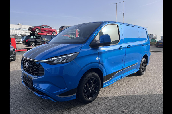 Ford Transit Custom 320 2.5 PHEV L1H1 Sport 233pk | Adaptieve cruise | BLIS | prijs incl. BPM en excl. BTW Dubbele Schuifdeuren elektrisch bedienbaar | Stoelverwarming | All Weather Banden | 360 Camera | Verlengde Fabrieksgarantie tot 10-2029
