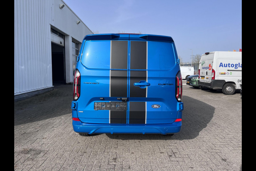 Ford Transit Custom 320 2.5 PHEV L1H1 Sport 233pk | Adaptieve cruise | BLIS | prijs incl. BPM en excl. BTW Dubbele Schuifdeuren elektrisch bedienbaar | Stoelverwarming | All Weather Banden | 360 Camera | Verlengde Fabrieksgarantie tot 10-2029