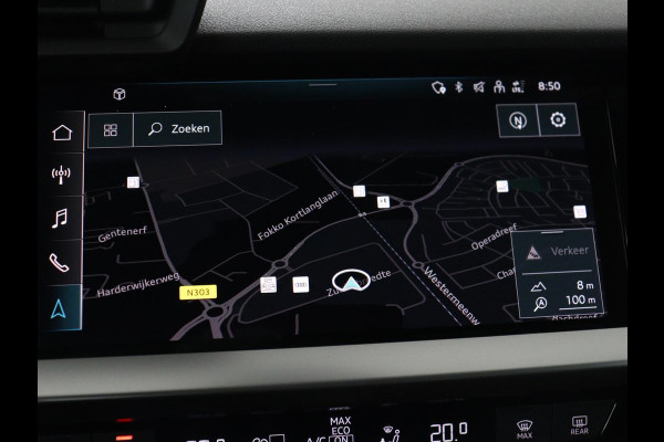 Audi A3 30 TFSI Advanced edition | Sportstoelen | Carplay | Virtual Cockpit | Park Assist | Full LED | Navigatie | Climate control | Bluetooth | 17'' | Cruise control