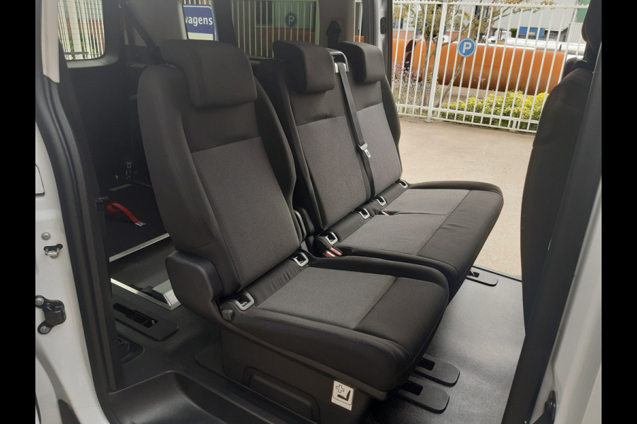 Opel Vivaro-e / Citroen E-SpaceTourer XL L3 75kWh SNELLADER Rolstoelauto / Rolstoelbus 7-Persoons met Bodemverlaging