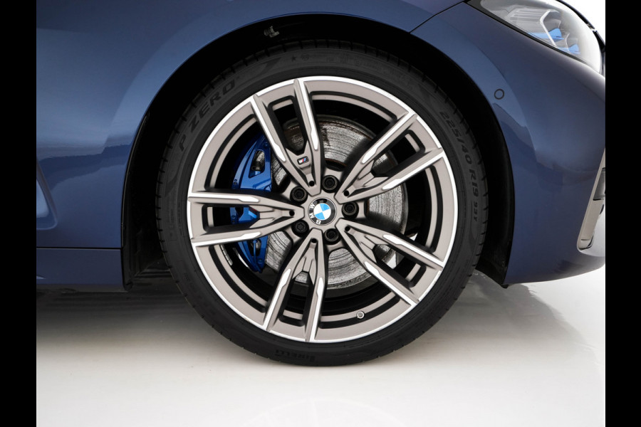 BMW 4 Serie Coupé M440i xDrive High Executive Aut. *PANO | LEATHER | HARMAN/KARDON | HEAD-UP | LASER-LED | ADAPTIVE-CRUISE | TOPVIEW | MEMORY-PACK | KEYLESS | HEATED-SPORTSEATS | DAB+ | DIGI-COCKPIT | SHIFTPADDLES | TOWBAR | 19''ALU*