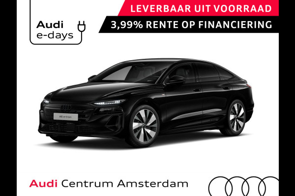 Audi A6 Sportback e-tron S edition e-tron 83 kWh 286 pk | Techniekpakket plus | Privacy glas | MMI-bijrijdersscherm | 20'' LM velgen |