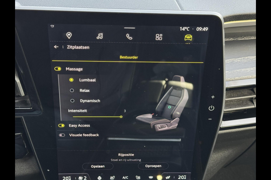 Renault Austral 1.2 E-Tech full hybrid 200 iconic STOEL STUURVERWARMING | 1/2 LEDER | 360 CAMERA