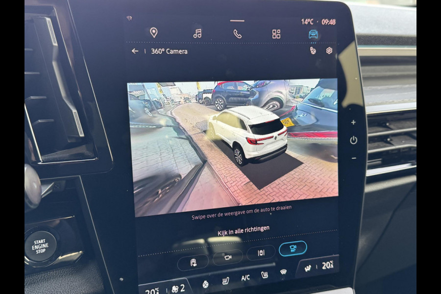 Renault Austral 1.2 E-Tech full hybrid 200 iconic STOEL STUURVERWARMING | 1/2 LEDER | 360 CAMERA