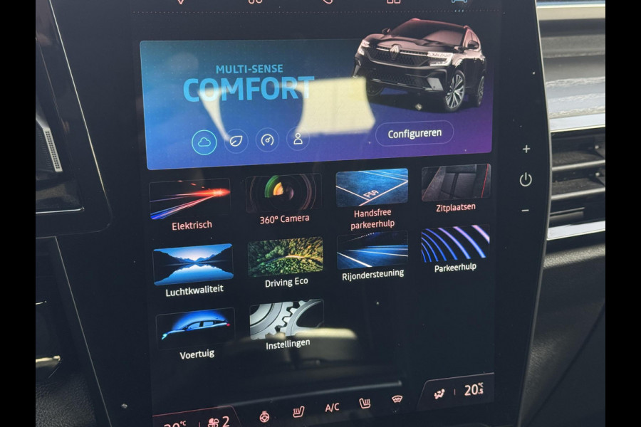 Renault Austral 1.2 E-Tech full hybrid 200 iconic STOEL STUURVERWARMING | 1/2 LEDER | 360 CAMERA