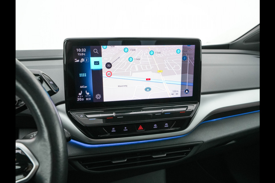 Volkswagen ID.4 First Max 77 kWh [ 3-Fase ] {SOH-81%} (INCL.BTW) Aut. *PANO | HEAD-UP | LEATHER-FABRIC | FULL-LED | MEMORY-PACK | TOP-VIEW | BLIND-SPOT | HEATED-SPORTSEATS | DIGI-COCKPIT | DAB+ | 19''ALU*