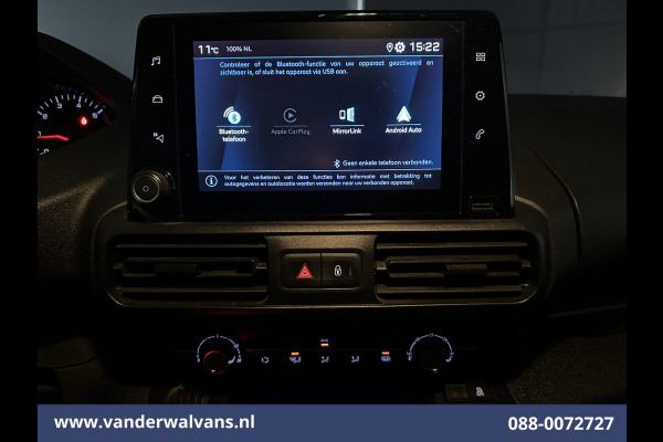 Peugeot Partner 1.5 BlueHDI 102pk L1H1 Euro6 Airco | Apple Carplay | Android Auto | Cruisecontrol | Trekhaak Parkeersensoren