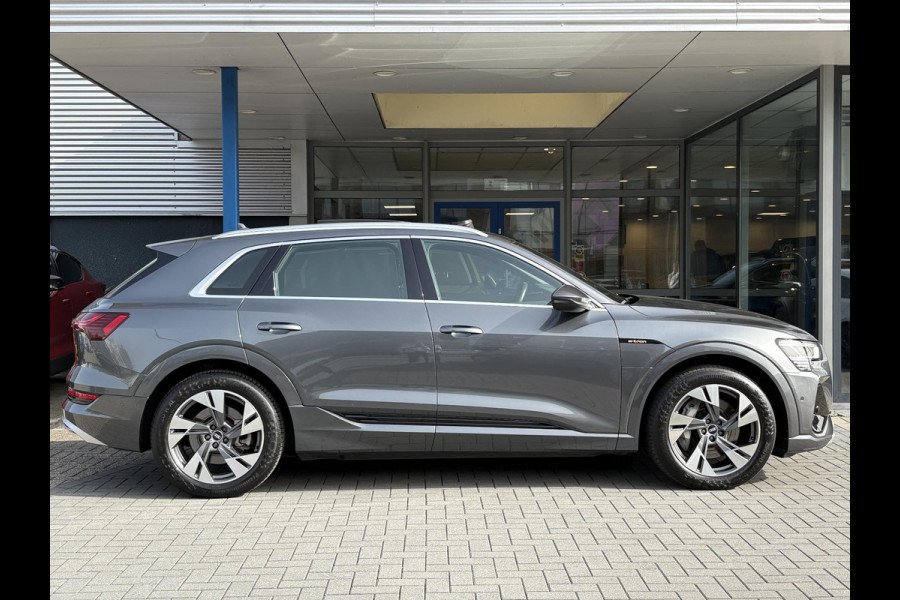 Audi e-tron 55 quattro S edition 95 kWh | Panoramadak | Stoelverwarming | Luchtvering | Memory Seats | ACC | B&O |