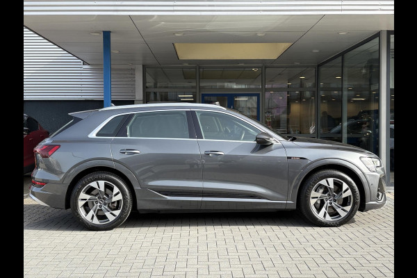 Audi e-tron 55 quattro S edition 95 kWh | Panoramadak | Stoelverwarming | Luchtvering | Memory Seats | ACC | B&O |