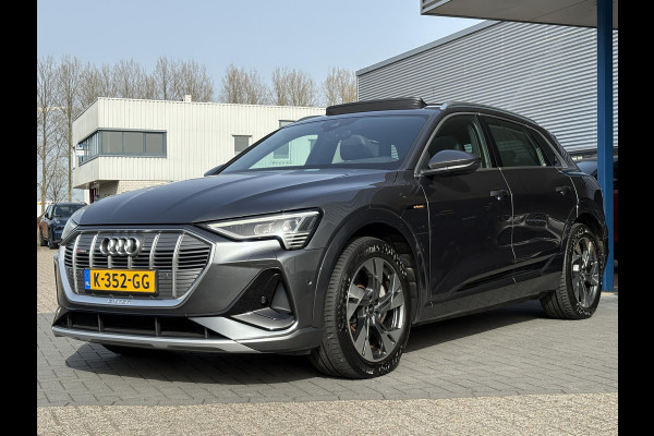 Audi e-tron 55 quattro S edition 95 kWh | Panoramadak | Stoelverwarming | Luchtvering | Memory Seats | ACC | B&O |