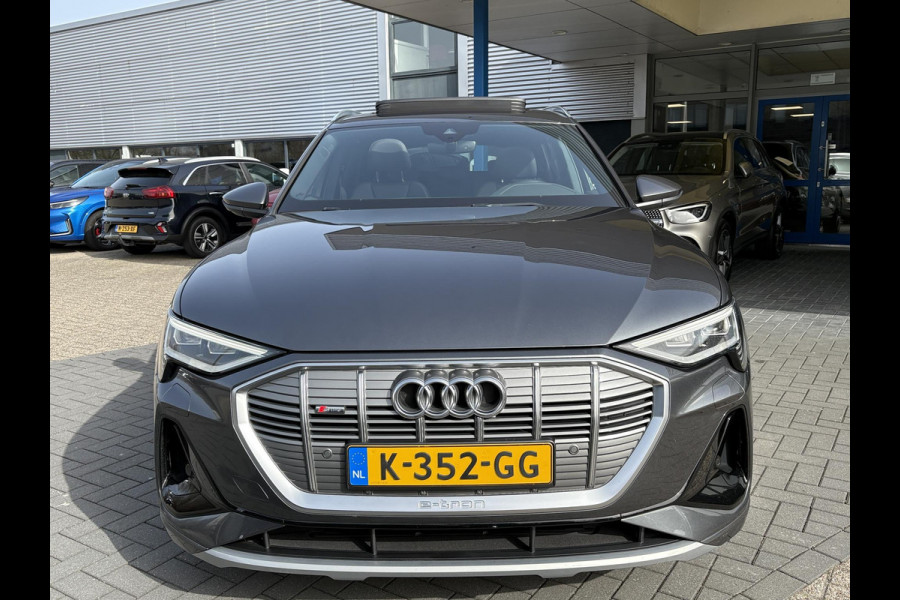 Audi e-tron 55 quattro S edition 95 kWh | Panoramadak | Stoelverwarming | Luchtvering | Memory Seats | ACC | B&O |