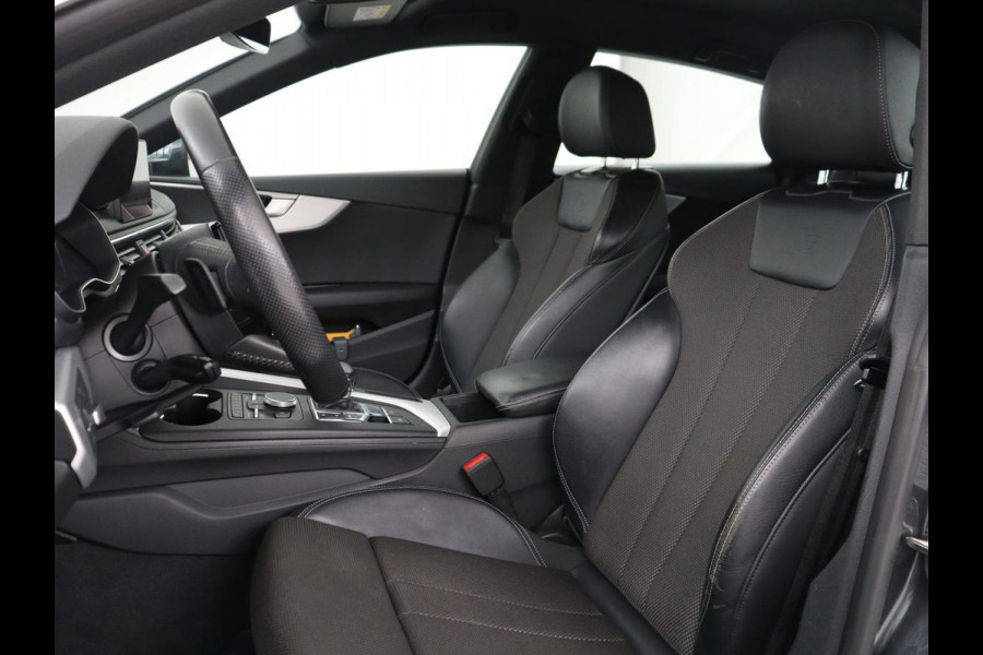 Audi A5 40 TFSI Sport S-Line edition | Carplay | Sportstoelen | Full LED | Half leder | Navigatie | Parkeerhulp | Cruise control | Bluetooth | Climate control | Sportstuur