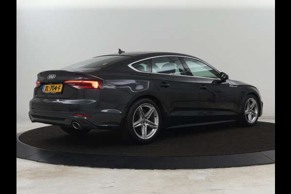 Audi A5 40 TFSI Sport S-Line edition | Carplay | Sportstoelen | Full LED | Half leder | Navigatie | Parkeerhulp | Cruise control | Bluetooth | Climate control | Sportstuur