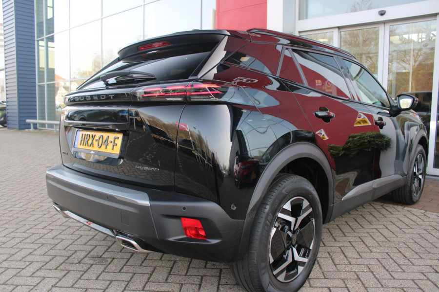 Peugeot 2008 1.2 Hybrid 145PK GT AUTOMAAT | ELEKTRISCH BEDIENBARE BESTUURDERSSTOEL | NAVIGATIE | FULL LED KOPLAMPEN | DRAADLOZE APPLE CARPLAY/ANDROID AUTO | ADAPTIVE CRUISE CONTROL | CAMERA VOOR + ACHTER | CLIMATE CONTROL | LICHTMETALEN VELGEN 17" | KEYLESS ENTRY/START | DAB+ RADIO | ALCANTARA/LEDEREN BEKLEDING  | DODEHOEK DETECTIE | PARKEERSENSOREN VOOR + ACHTER | STOEL VERWARMING |