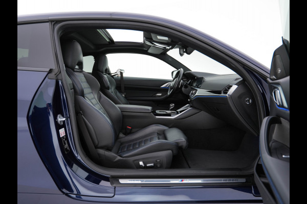 BMW 4 Serie Coupé M440i xDrive High Executive Aut. *PANO | LEATHER | HARMAN/KARDON | HEAD-UP | LASER-LED | ADAPTIVE-CRUISE | TOPVIEW | MEMORY-PACK | KEYLESS | HEATED-SPORTSEATS | DAB+ | DIGI-COCKPIT | SHIFTPADDLES | TOWBAR | 19''ALU*