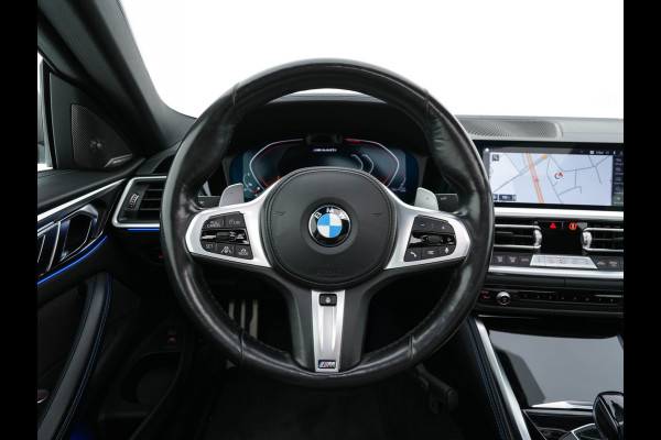 BMW 4 Serie Coupé M440i xDrive High Executive Aut. *PANO | LEATHER | HARMAN/KARDON | HEAD-UP | LASER-LED | ADAPTIVE-CRUISE | TOPVIEW | MEMORY-PACK | KEYLESS | HEATED-SPORTSEATS | DAB+ | DIGI-COCKPIT | SHIFTPADDLES | TOWBAR | 19''ALU*
