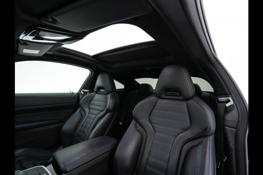 BMW 4 Serie Coupé M440i xDrive High Executive Aut. *PANO | LEATHER | HARMAN/KARDON | HEAD-UP | LASER-LED | ADAPTIVE-CRUISE | TOPVIEW | MEMORY-PACK | KEYLESS | HEATED-SPORTSEATS | DAB+ | DIGI-COCKPIT | SHIFTPADDLES | TOWBAR | 19''ALU*