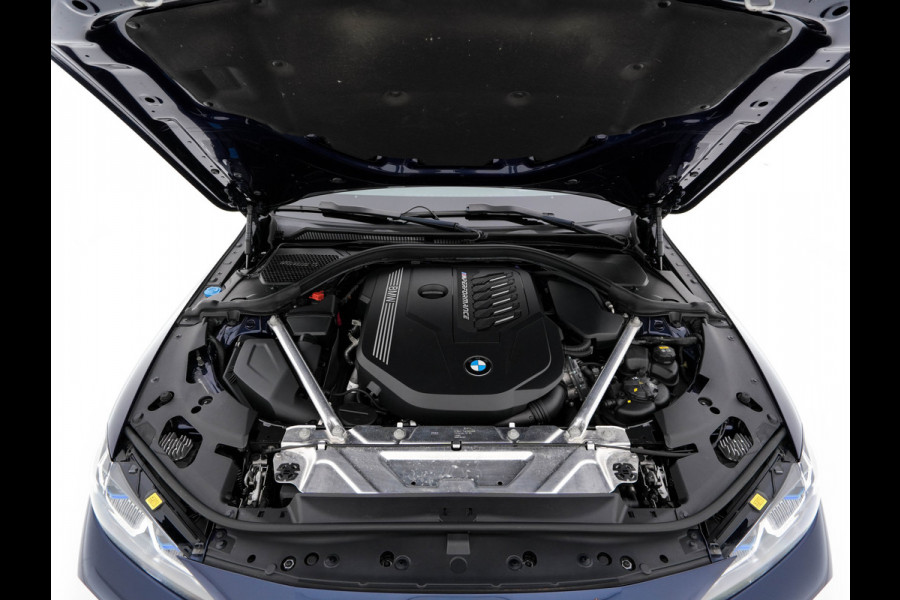 BMW 4 Serie Coupé M440i xDrive High Executive Aut. *PANO | LEATHER | HARMAN/KARDON | HEAD-UP | LASER-LED | ADAPTIVE-CRUISE | TOPVIEW | MEMORY-PACK | KEYLESS | HEATED-SPORTSEATS | DAB+ | DIGI-COCKPIT | SHIFTPADDLES | TOWBAR | 19''ALU*