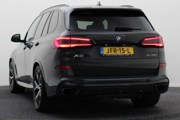 BMW X5 xDrive45e High Executive Laser, Panoramadak, 360° Camera, ACC, Luchtvering, H&K, Trekhaak, 21"