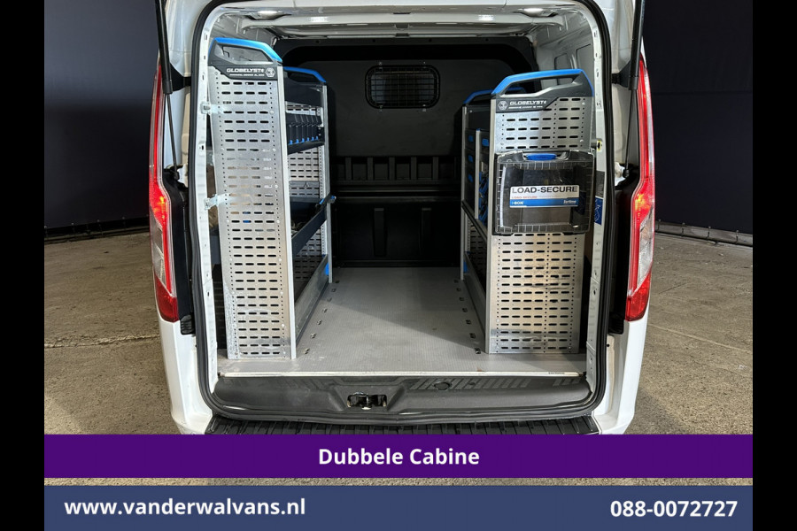 Ford Transit Custom 2.0 TDCI 130pk L2H1 Dubbele Cabine Euro6 inrichting | Airco | 5-Zits | LED | Cruisecontrol Stoelverwarming, Parkeersensoren, Achterklep, 2800kg Trekvermogen