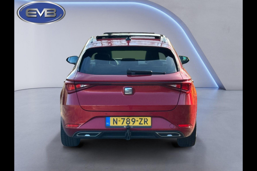 Seat Leon Sportstourer 1.0 eTSI AUTOMAAT FR Business Intense, VOL OPTIES, panoramadak, dealer onderhoud,trekhaak, 1 e eig, NL auto