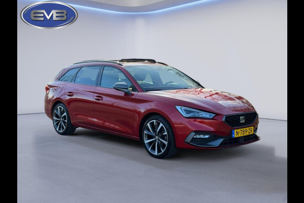 Seat Leon Sportstourer 1.0 eTSI AUTOMAAT FR Business Intense, VOL OPTIES, panoramadak, dealer onderhoud,trekhaak, 1 e eig, NL auto