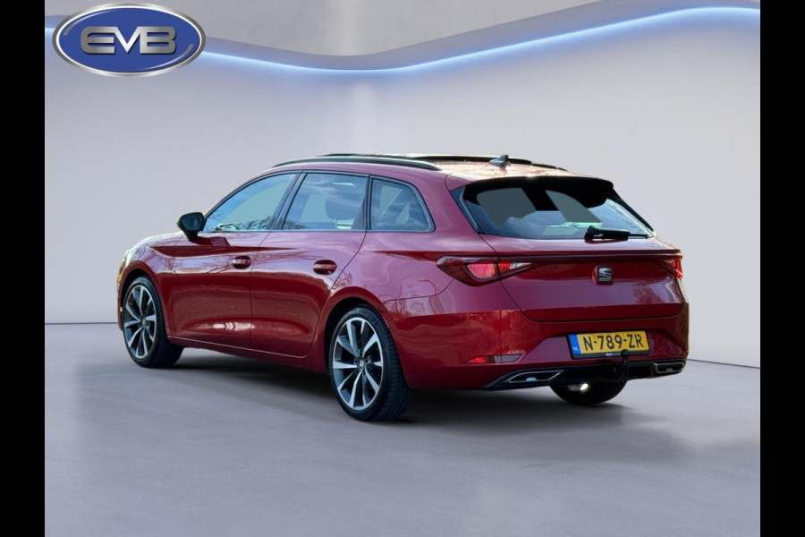 Seat Leon Sportstourer 1.0 eTSI AUTOMAAT FR Business Intense, VOL OPTIES, panoramadak, dealer onderhoud,trekhaak, 1 e eig, NL auto