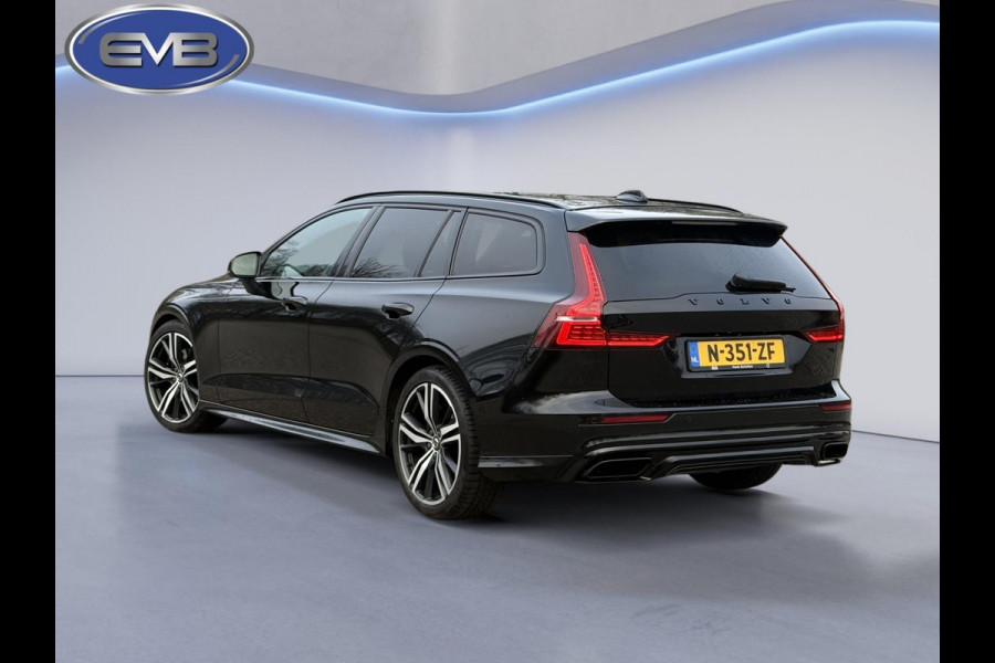 Volvo V60 2.0 B4 205 pk R-Design sport, Black edition, vele opties, sport leder, dealer onderhouden, 1 e eigenaar, NL auto met nap