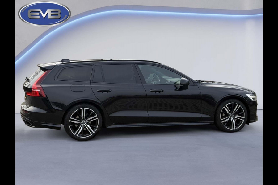 Volvo V60 2.0 B4 205 pk R-Design sport, Black edition, vele opties, sport leder, dealer onderhouden, 1 e eigenaar, NL auto met nap