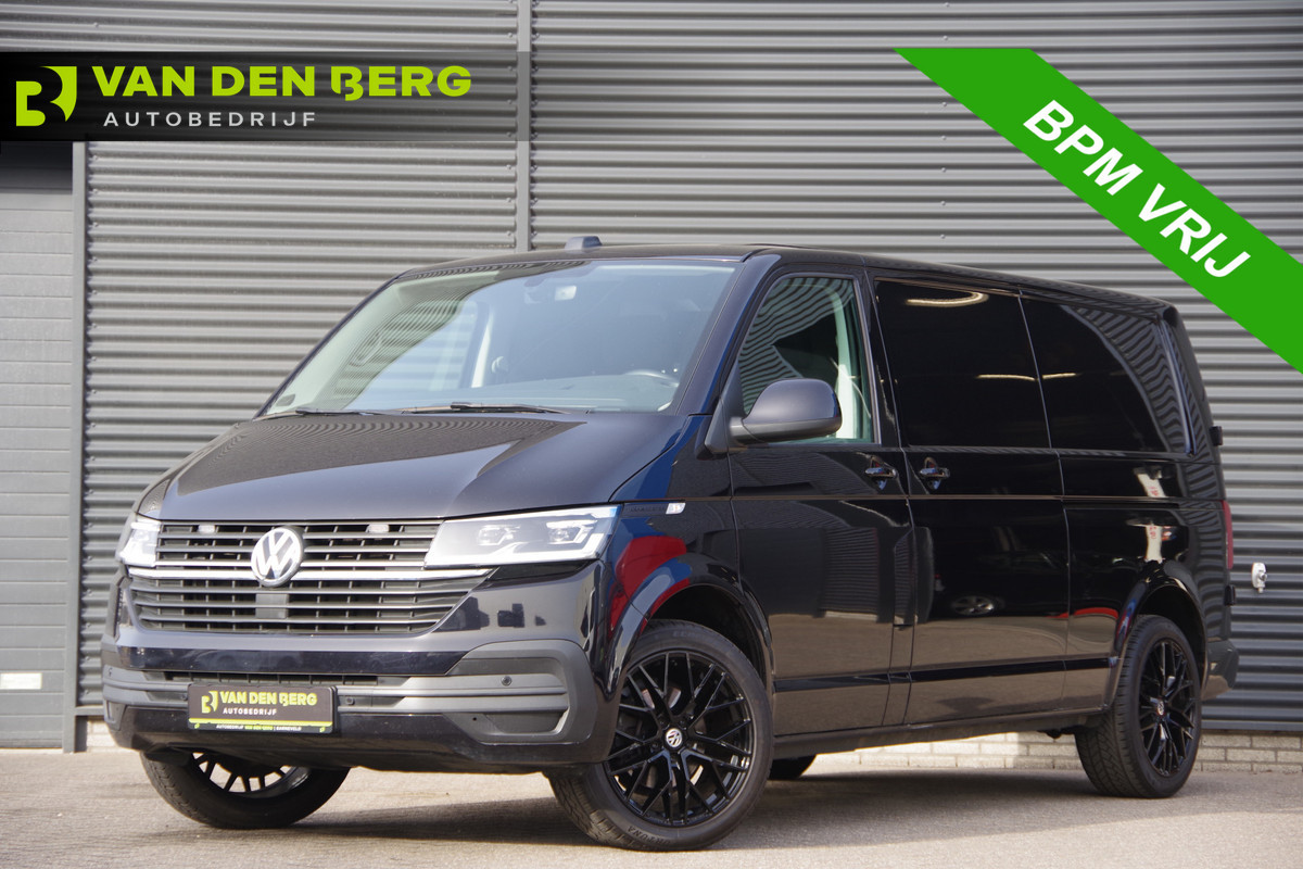 Volkswagen Transporter 2.0 TDI L2 3-ZITS, AUT. LED, 2X SCHUIFDEUR, TREKHAAK, STOELVERWARMING, CAMERA, ADAPT. CRUISE, AIRCO