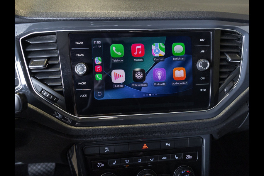 Volkswagen T-Roc 1.5 TSI Style / 150pk / Lederen bekleding / Airco / Achteruitrijcamera / Stoelverwarming / Cruise