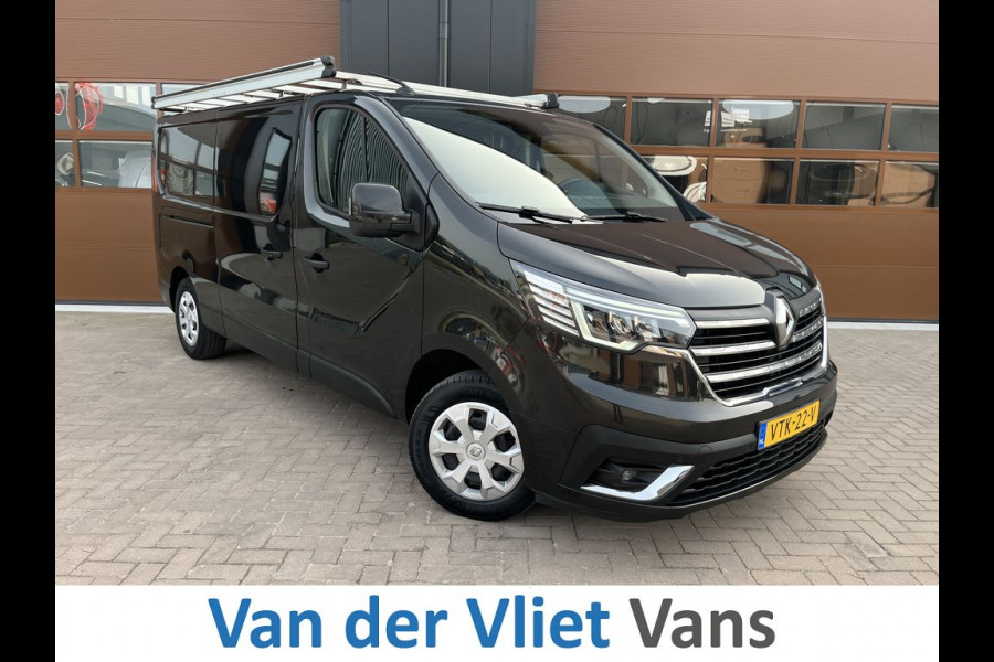 Renault Trafic 2.0 dCi 150pk E6 L2 Work Edition 3 Zits Lease €372 p/m, Airco, Navi Carplay, PDC, Led, Imperiaal, Trekhaak, Cruise controle, Onderhoudshistorie aanwezig