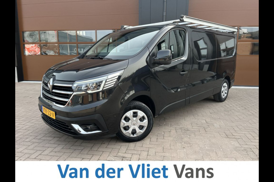 Renault Trafic 2.0 dCi 150pk E6 L2 Work Edition 3 Zits Lease €372 p/m, Airco, Navi Carplay, PDC, Led, Imperiaal, Trekhaak, Cruise controle, Onderhoudshistorie aanwezig