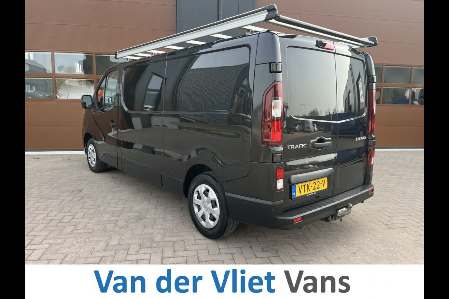 Renault Trafic 2.0 dCi 150pk E6 L2 Work Edition 3 Zits Lease €372 p/m, Airco, Navi Carplay, PDC, Led, Imperiaal, Trekhaak, Cruise controle, Onderhoudshistorie aanwezig