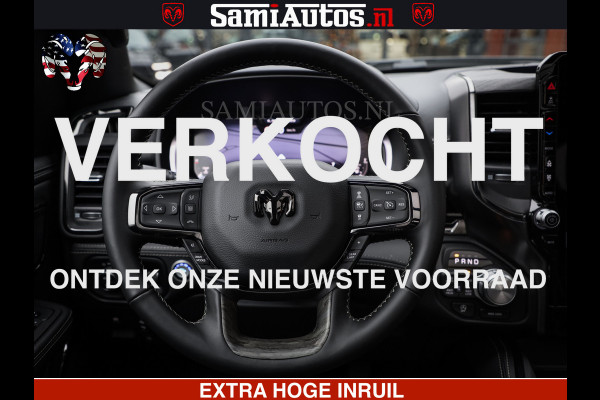 Dodge Ram 1500 Limited Night H.O 540HP 706Nm | Massage + Full Option | De Meest Luxe en Volle Pick-Up in zijn Klasse | Comfortabele Dubbele Cabine met Royale 5 Zitplaatsen | BPM vrij | Nu Leverbaar uit Voorraad | Voorraad Nr 2338 - 5404