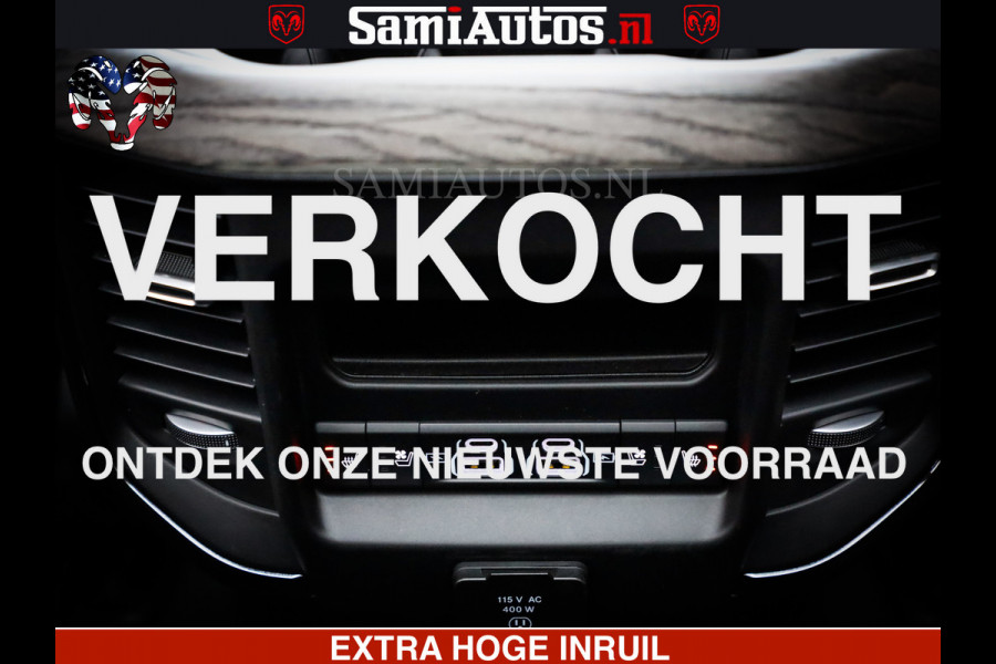 Dodge Ram 1500 Limited Night H.O 540HP 706Nm | Massage + Full Option | De Meest Luxe en Volle Pick-Up in zijn Klasse | Comfortabele Dubbele Cabine met Royale 5 Zitplaatsen | BPM vrij | Nu Leverbaar uit Voorraad | Voorraad Nr 2338 - 5404