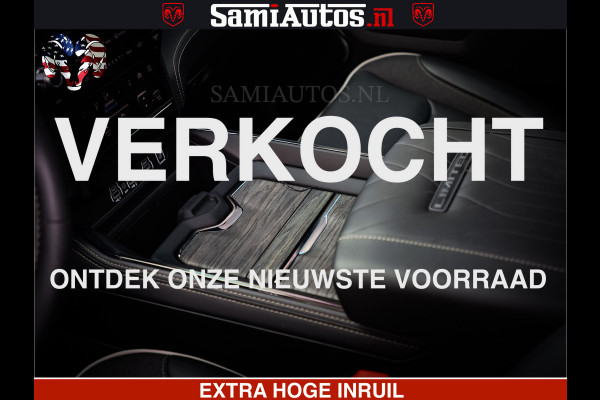 Dodge Ram 1500 Limited Night H.O 540HP 706Nm | Massage + Full Option | De Meest Luxe en Volle Pick-Up in zijn Klasse | Comfortabele Dubbele Cabine met Royale 5 Zitplaatsen | BPM vrij | Nu Leverbaar uit Voorraad | Voorraad Nr 2338 - 5404