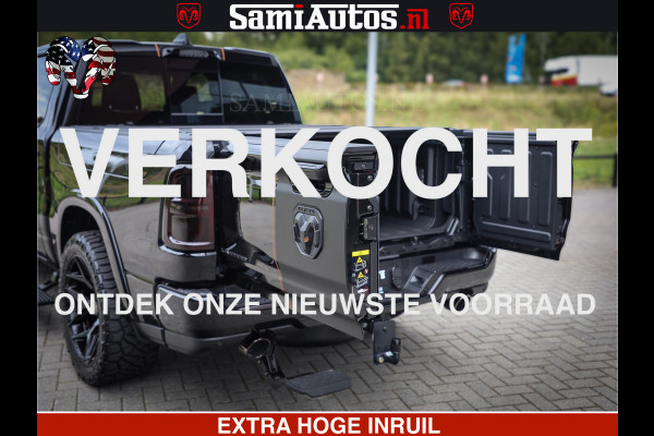 Dodge Ram 1500 Limited Night H.O 540HP 706Nm | Massage + Full Option | De Meest Luxe en Volle Pick-Up in zijn Klasse | Comfortabele Dubbele Cabine met Royale 5 Zitplaatsen | BPM vrij | Nu Leverbaar uit Voorraad | Voorraad Nr 2338 - 5404